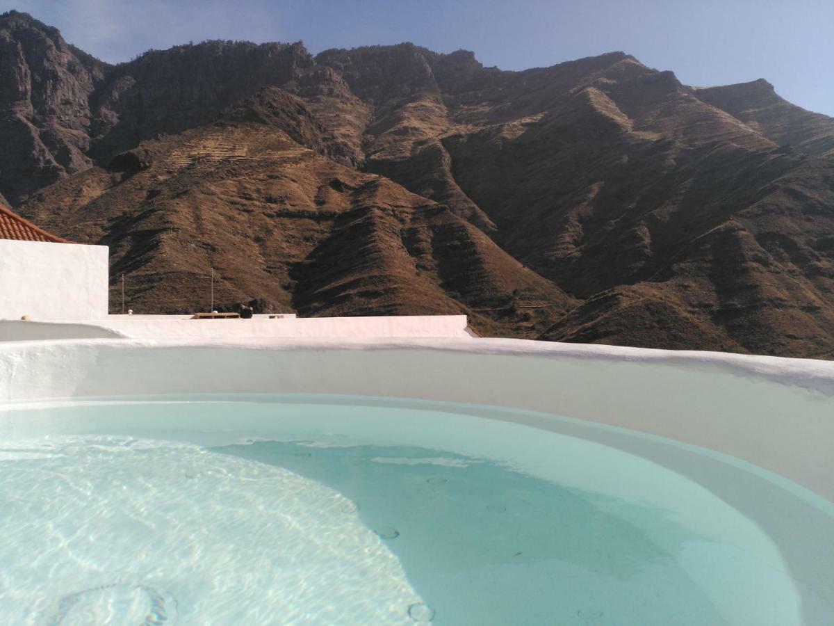 Villa Vilna House With Private Pool, Jacuzzi And Garden -Optional Pool And Jacuzzi Heating Agaete  Exterior foto