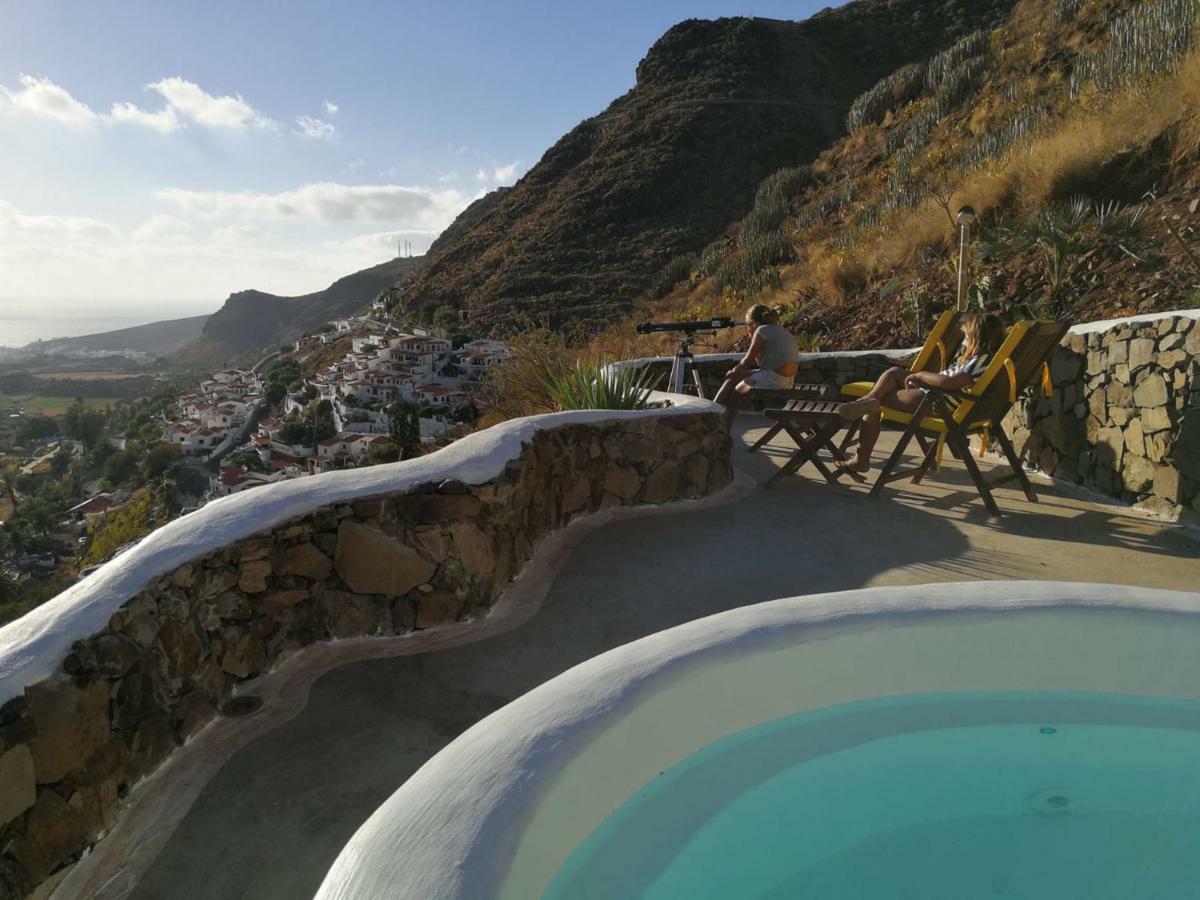 Villa Vilna House With Private Pool, Jacuzzi And Garden -Optional Pool And Jacuzzi Heating Agaete  Exterior foto